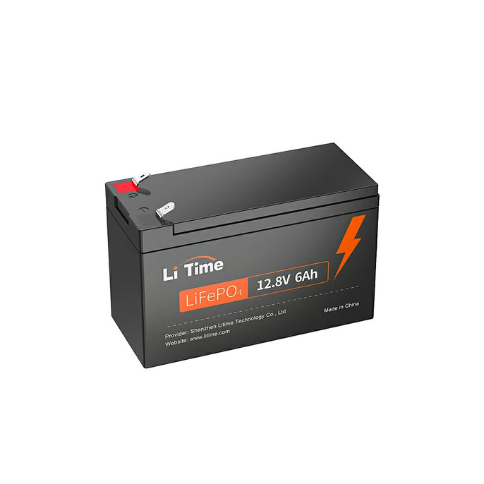 overview of LiTime 12V 6Ah LiFePO4 Lithium Battery