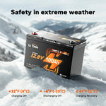 LiTime 12v group 27 lifepo4 battery with low-temp cut-off protection feature