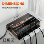 LiTime 4-bank LiFePO4 battery charger