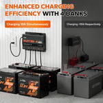 4 bank marine battery charger