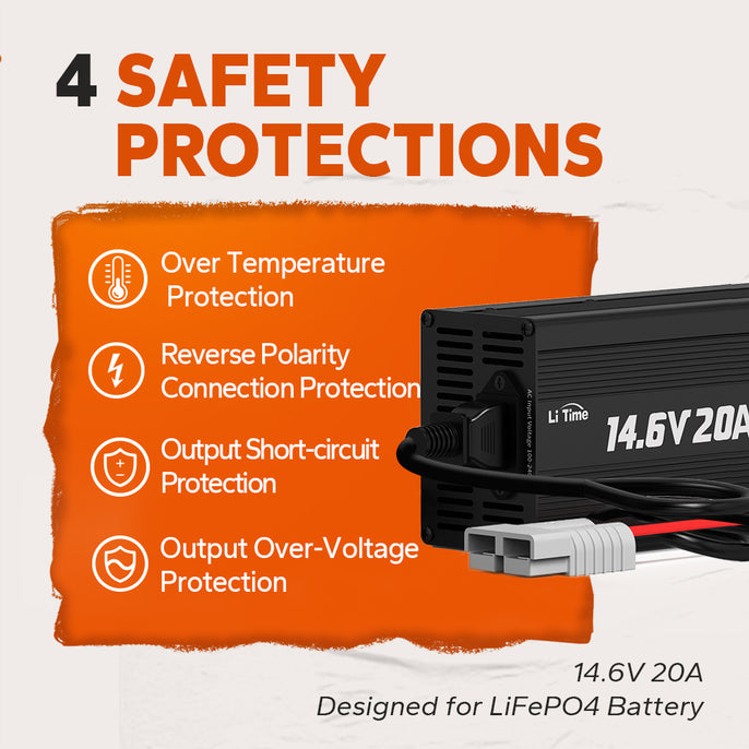 litime 12v smart battery charger