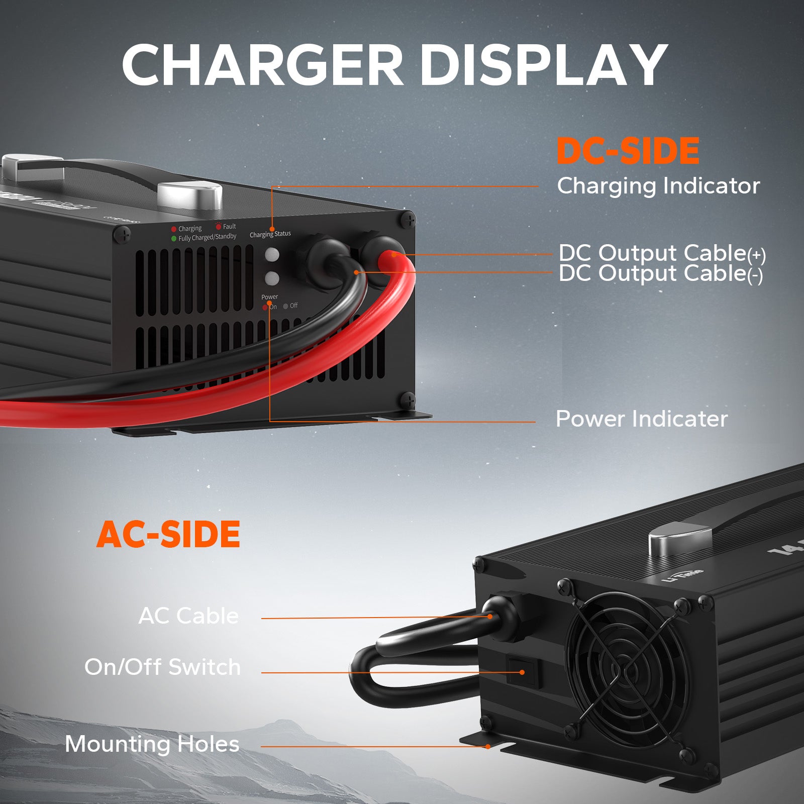 litime ac to dc battery charger