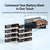 command litime 24V 100Ah ComFlex battery bank in one touch