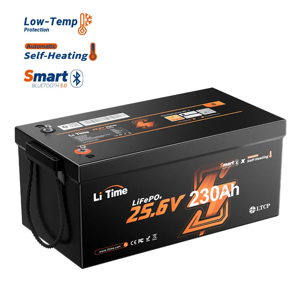 LiTime LiHeat™ Best Dual-Mode Self Heating Lithium Battery for Winter