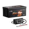 litime 24v 230ah self heating lithium battery  and litime 29.2v 40a charger