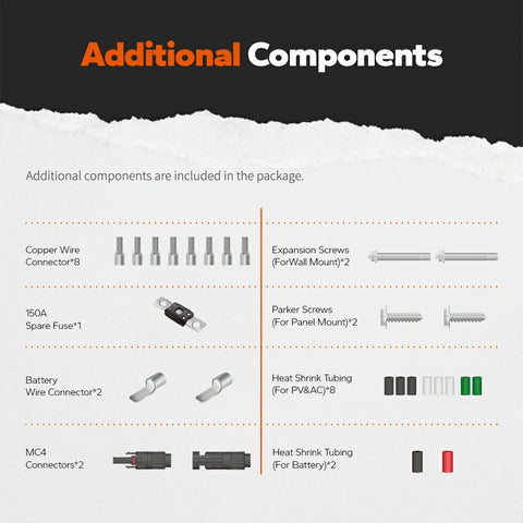 the components of LiTime 24v 3000w pure sine wave solar inverter charger