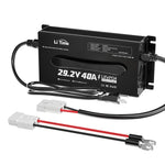 overview of LiTime 24 (29.2) Volt 40A Mountable Lithium Battery Charger