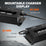 LiTime 40A mountable charger with DC output, cooling fan, and heat dissipation vents for efficient charging