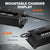 LiTime 40A mountable charger with DC output, cooling fan, and heat dissipation vents for efficient charging