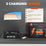 LiTime 24V 40A charger with three charging modes for LiFePO4 batteries 