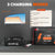 LiTime 24V 40A charger with three charging modes for LiFePO4 batteries 