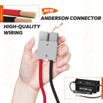 anderson connector and high quality wiring feature of litime 24v 40a lifepo4 battery charger