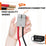 anderson connector and high quality wiring feature of litime 24v 40a lifepo4 battery charger