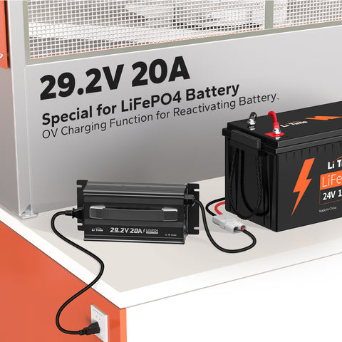 24v lithium ion battery charger