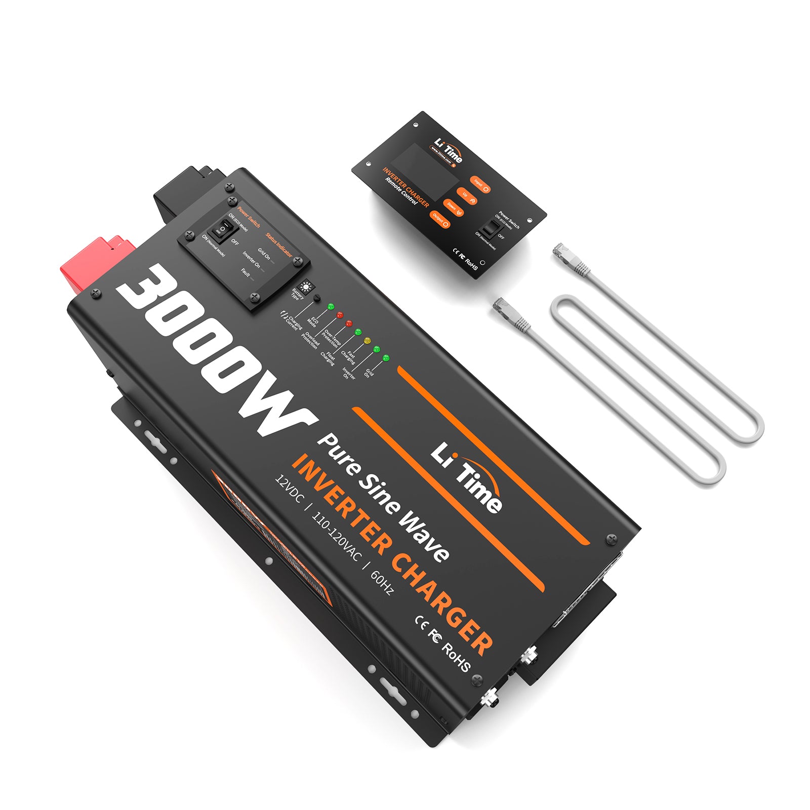 litime 3000 watt inverter charger