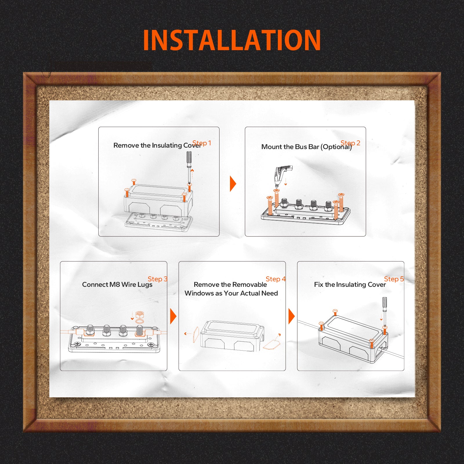 installation guide for litime 300a bus bar