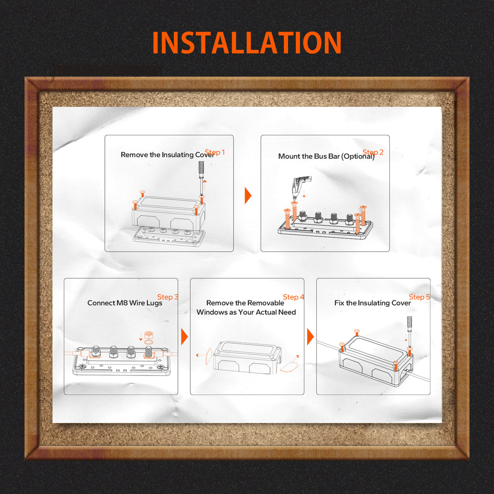 installation guide for litime 300a bus bar
