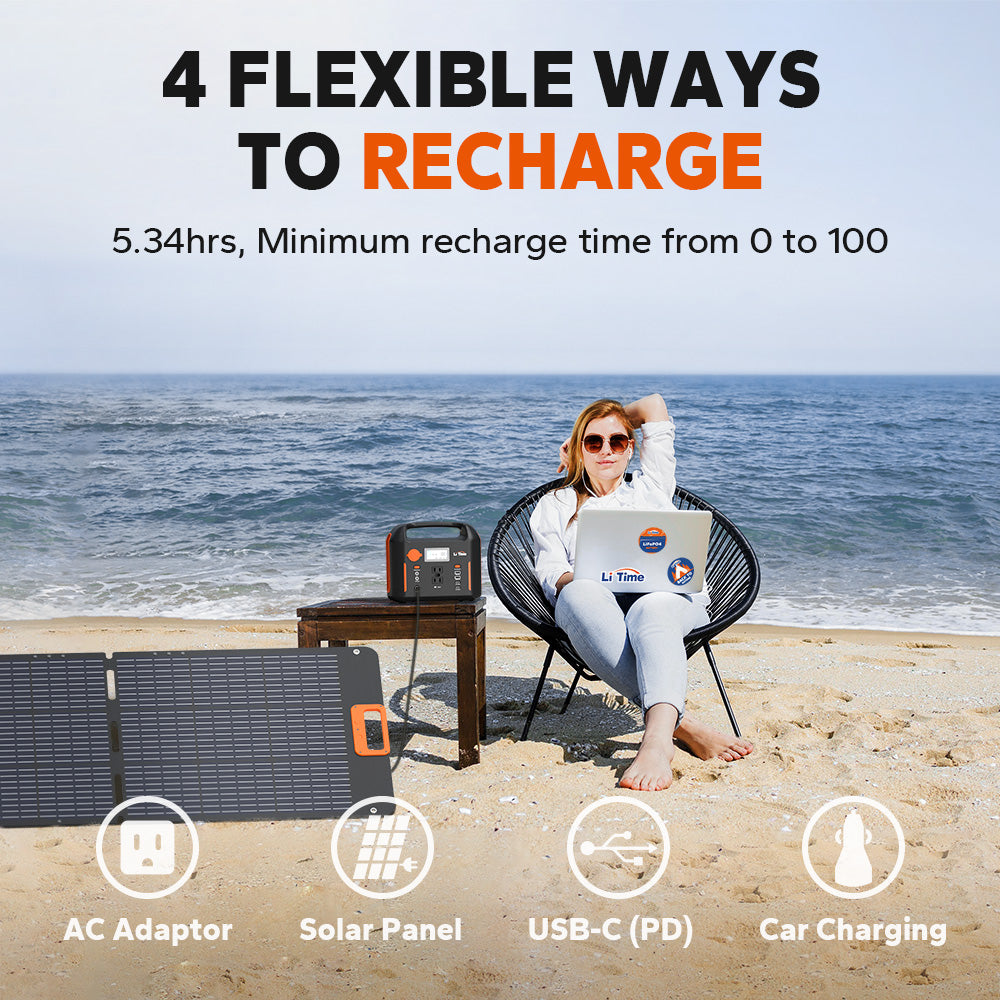 LiTime D320 Portable Power Station | 400W 320Wh