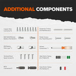 components of LiTime 48v solar power inverter charger