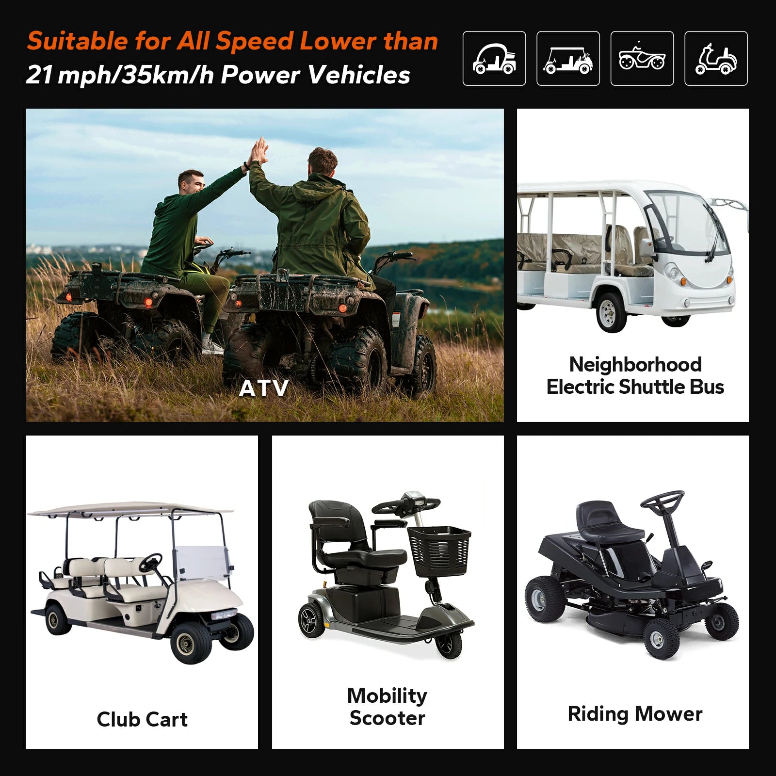 litime 36v lithium golf cart battery suitable for atv, club cart, mobility scooter, riding mower