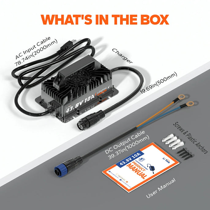 LiTime 36v lithium battery charger