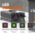 led indicator feature of litime 36v lithium battery charger showing  charging status