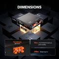 Dimensions of LiTime 48V 100Ah off grid battery