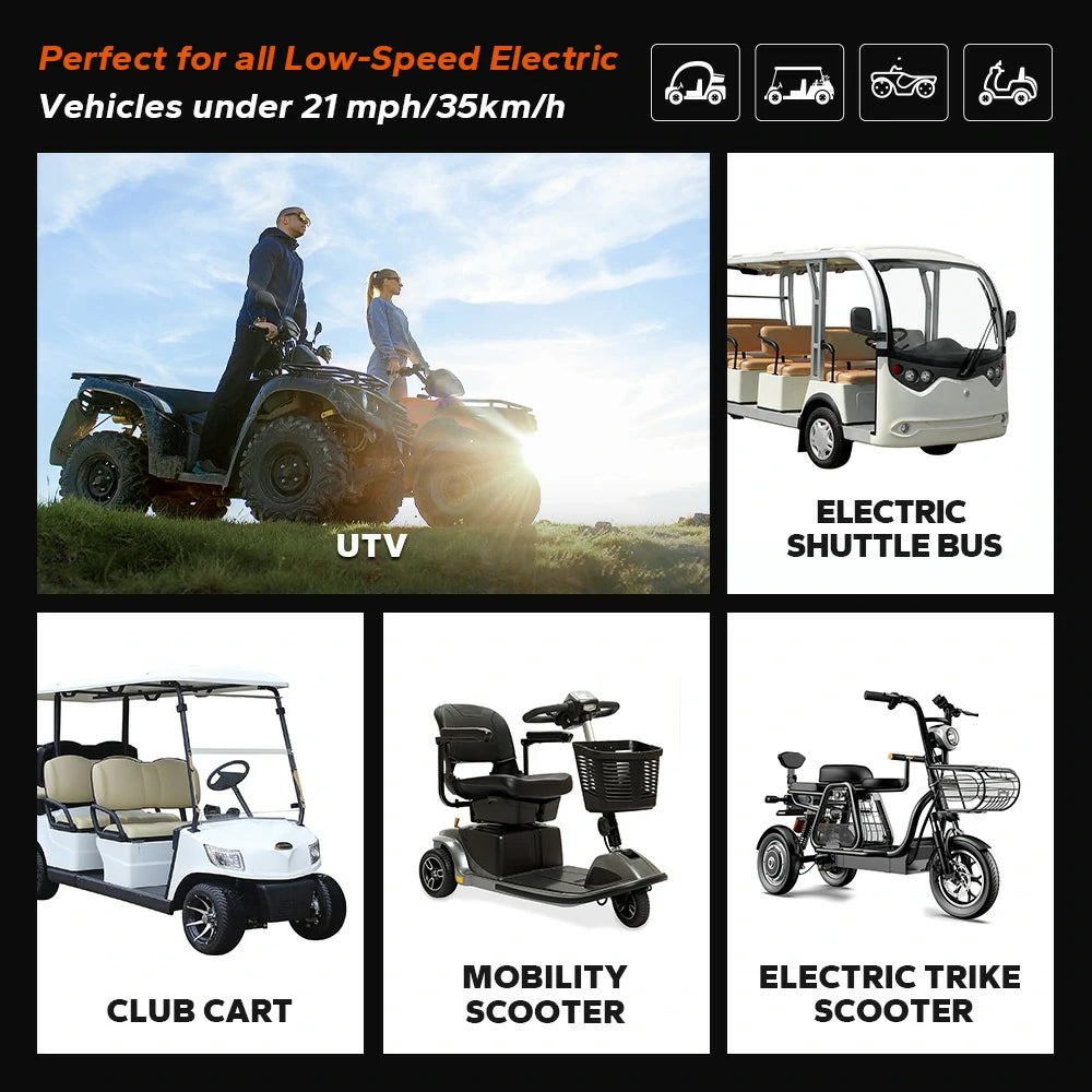 litime 48V 30Ah GC2 LiFePO4 battery is a professional solution for golf carts, utv, ATVs, and more