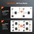 infographic of the LiTime inverter's 2 charging modes and 4 configurable output priority modes