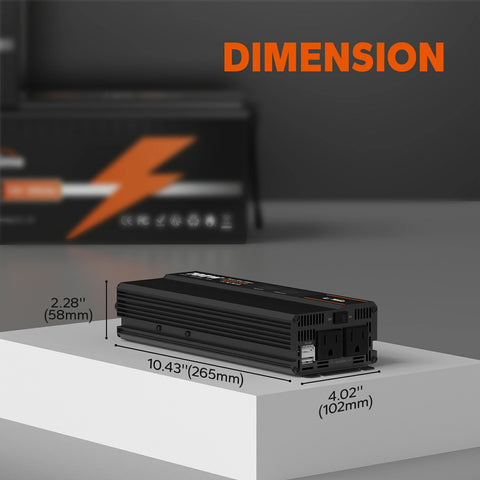 LiTime 700W 12V Pure Sine Wave Inverter