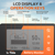 lcd display and oeration keys information of litime battery monitor