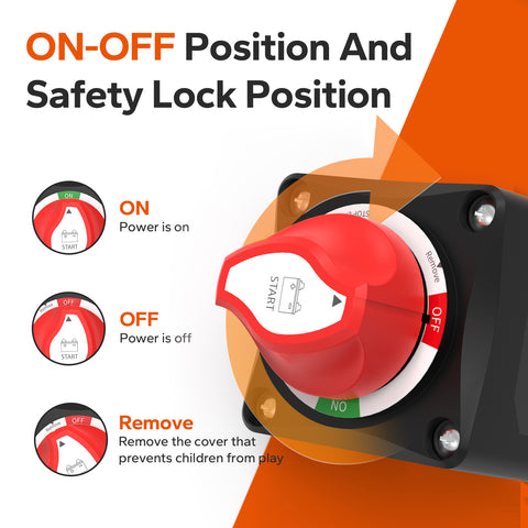 LiTime 275A 12-48V Battery Disconnect Switch