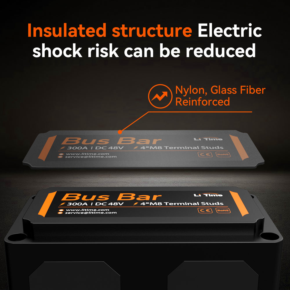 insulated structure of litime bus bar