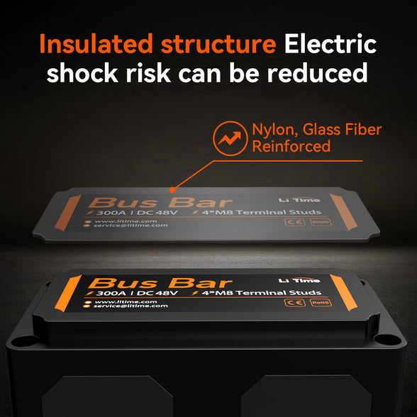 insulated structure of litime bus bar
