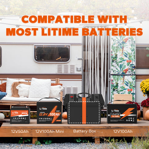 compatible battery model of litime battery tray