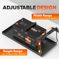 length and height of LiTime heavy duty battery hold down kit
