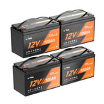 LiTime 12v self heating deep cycle battery 4pack