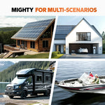 multi applications of LiTime 12v 100ah lithium bluetooth battery -home, rv, marine