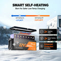 faster self heating of LiTime 12v 200ah  lithium battery for low-temp charging