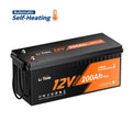 overview of LiTime 12v 200ah self heated lithium battery