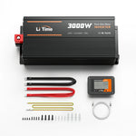 LiTime 12V 3000W Pure Sine Wave Inverter, complete with accessories