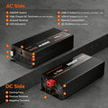 the display of LiTime 3000W pure sine wave inverter