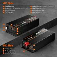 ✅Like New✅LiTime 3000 Watt 12V Pure Sine Wave Inverter