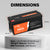 dimension of litime 12v 300ah lithium ion battery