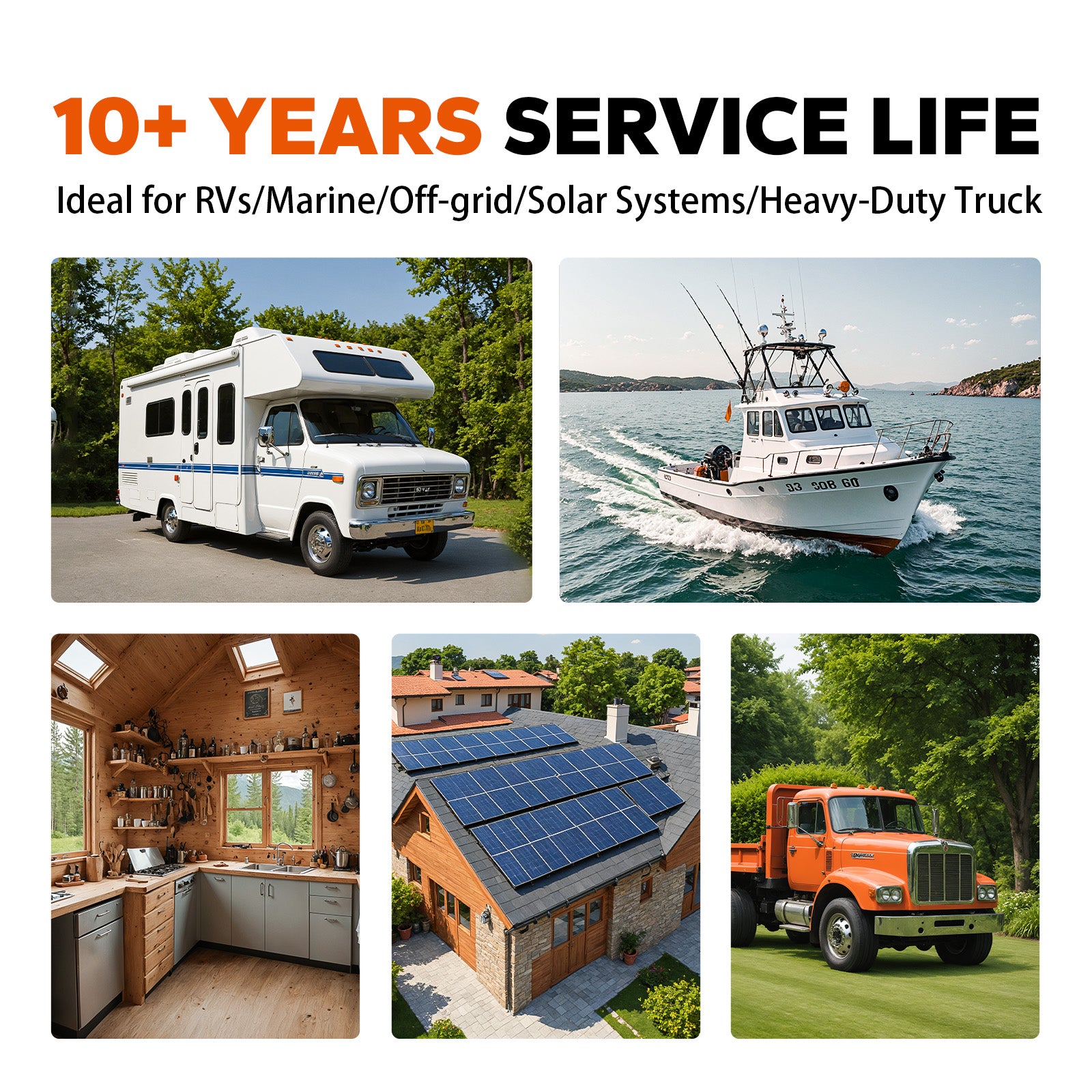 12v battery for rv, marine, off-grid and energy back up