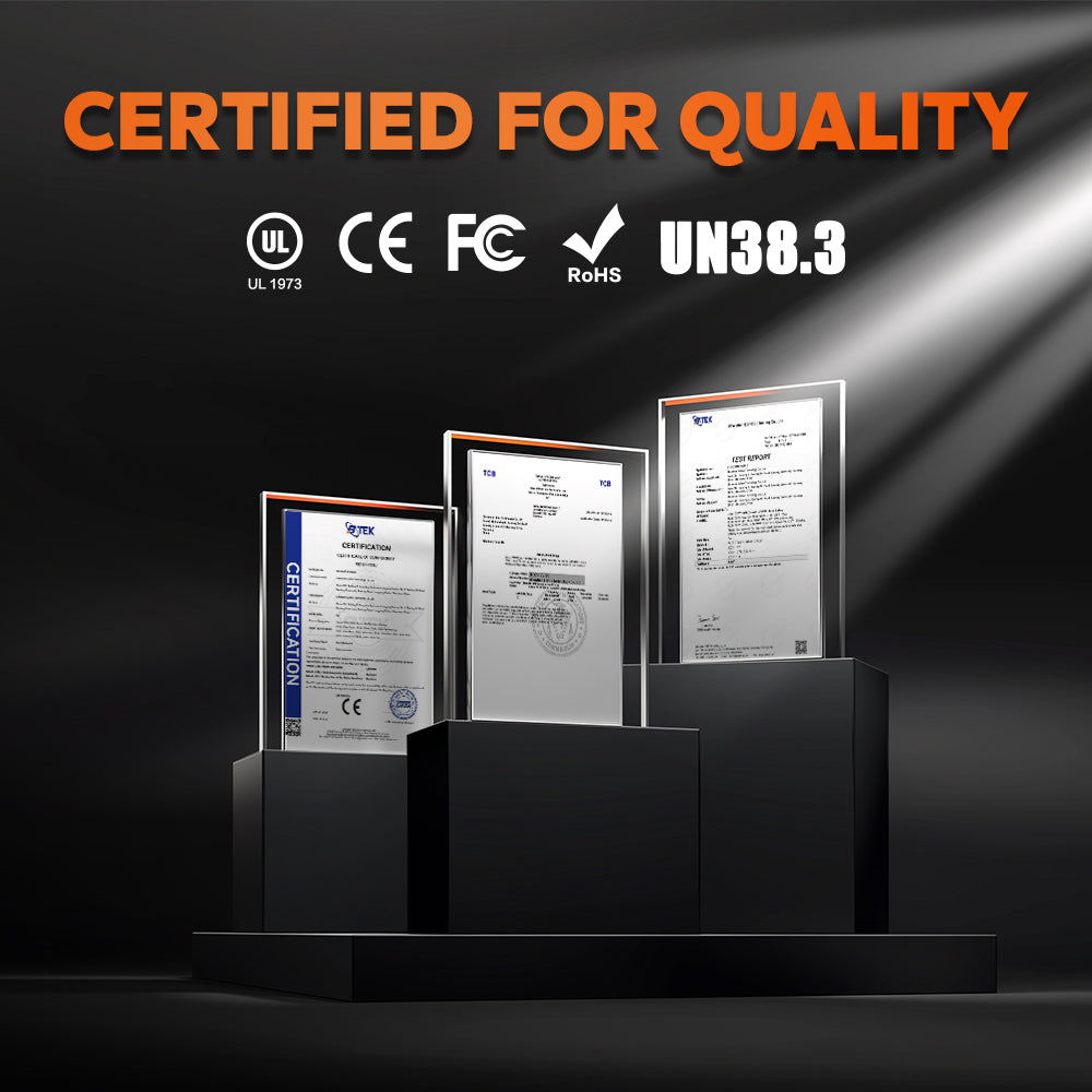 certification information of litime 12v 50ah lifepo4 battery