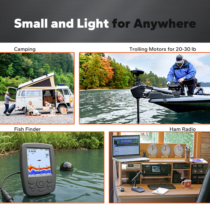 applications of litime 12v deep cycle marine battery 50ah