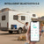 bluetooth function of litime 12 volt 100ah group 24 lifepo4 battery:real monitor, smart control