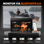 bluetooth function of LiTime 12 volt lithium dual purpose battery