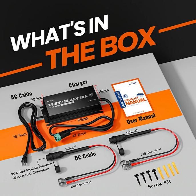 LiTime 16V lithium battery charger: safely activate BMS-protected lithium batteries